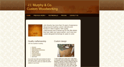 Desktop Screenshot of jimurphywoodworking.com